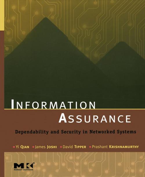 Cover of the book Information Assurance by Yi Qian, David Tipper, Prashant Krishnamurthy, James Joshi, Elsevier Science