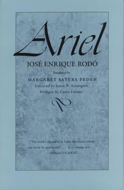Cover of the book Ariel by José Enrique Rodó, University of Texas Press