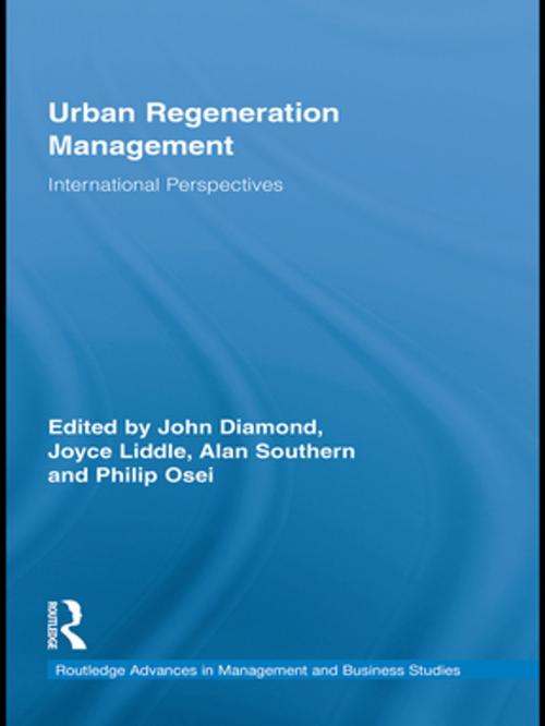 Cover of the book Urban Regeneration Management by , Taylor and Francis