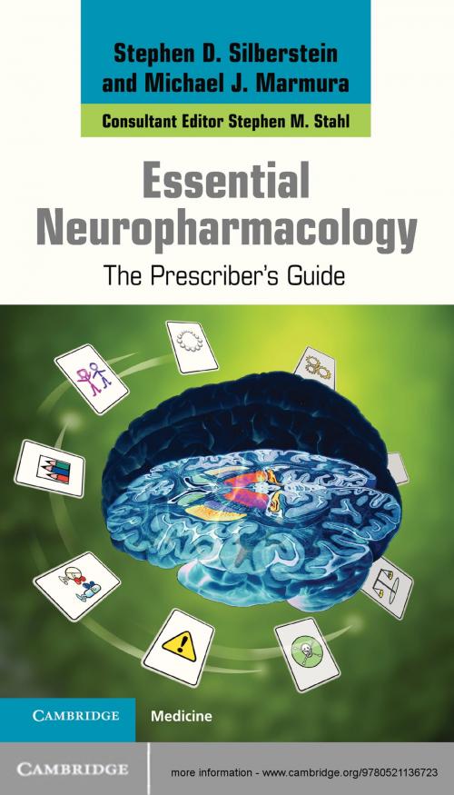 Cover of the book Essential Neuropharmacology by Stephen D. Silberstein, M.D., Michael J. Marmura, M.D., Stephen M. Stahl, Cambridge University Press