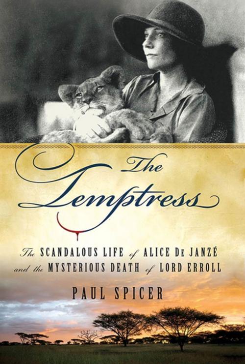 Cover of the book The Temptress by Paul Spicer, St. Martin's Press