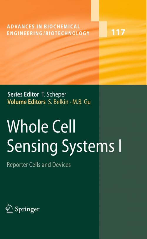 Cover of the book Whole Cell Sensing Systems I by , Springer Berlin Heidelberg