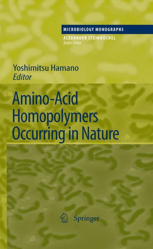 Cover of the book Amino-Acid Homopolymers Occurring in Nature by , Springer Berlin Heidelberg