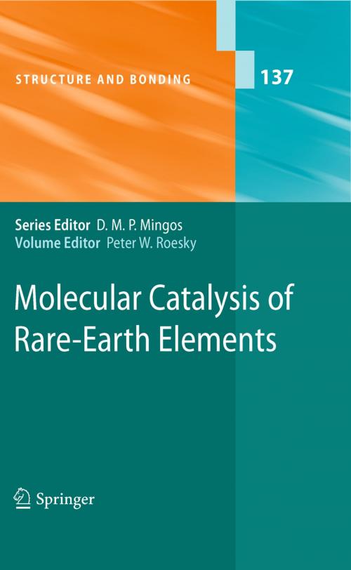 Cover of the book Molecular Catalysis of Rare-Earth Elements by , Springer Berlin Heidelberg