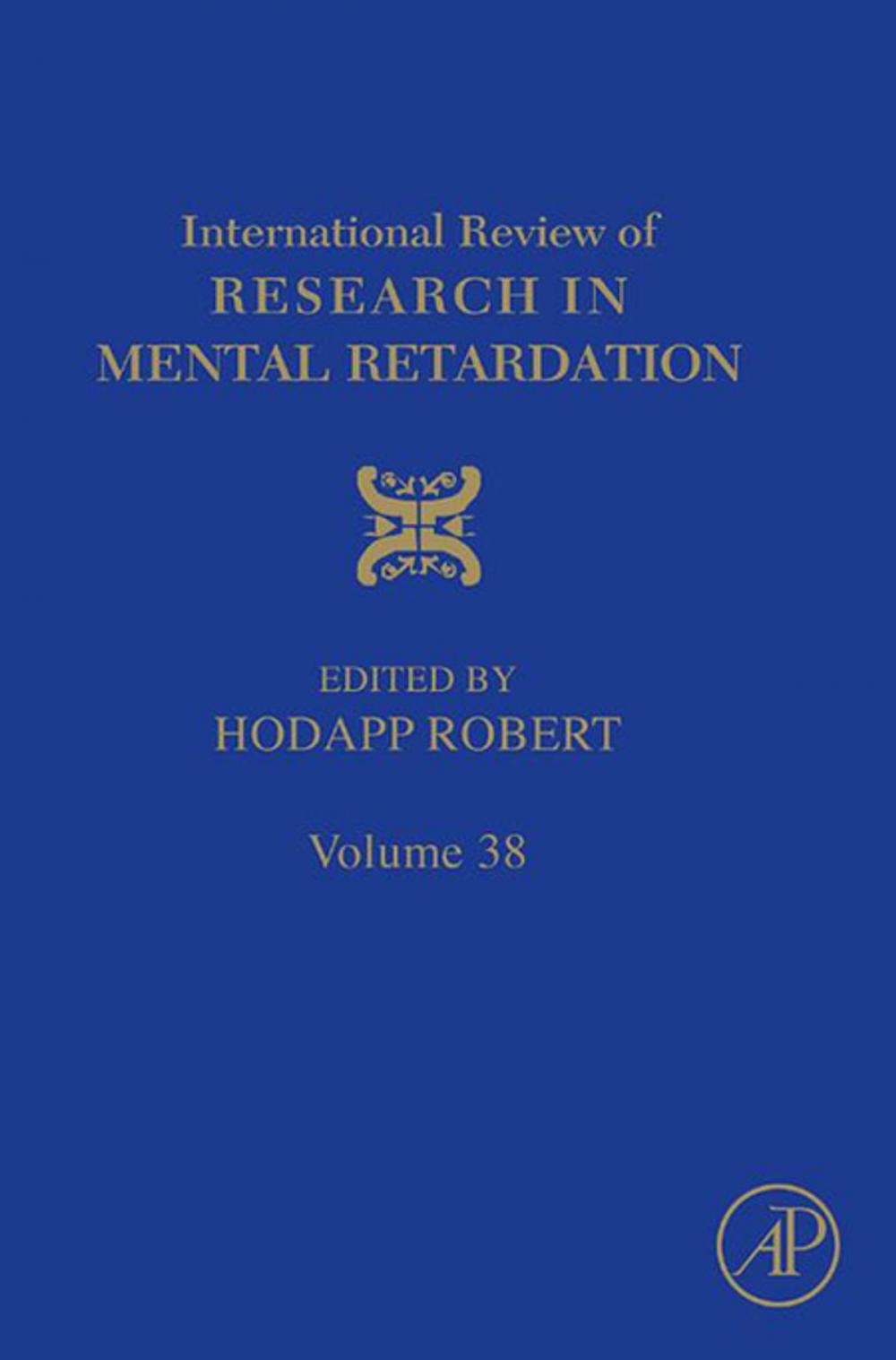 Big bigCover of International Review of Research in Mental Retardation