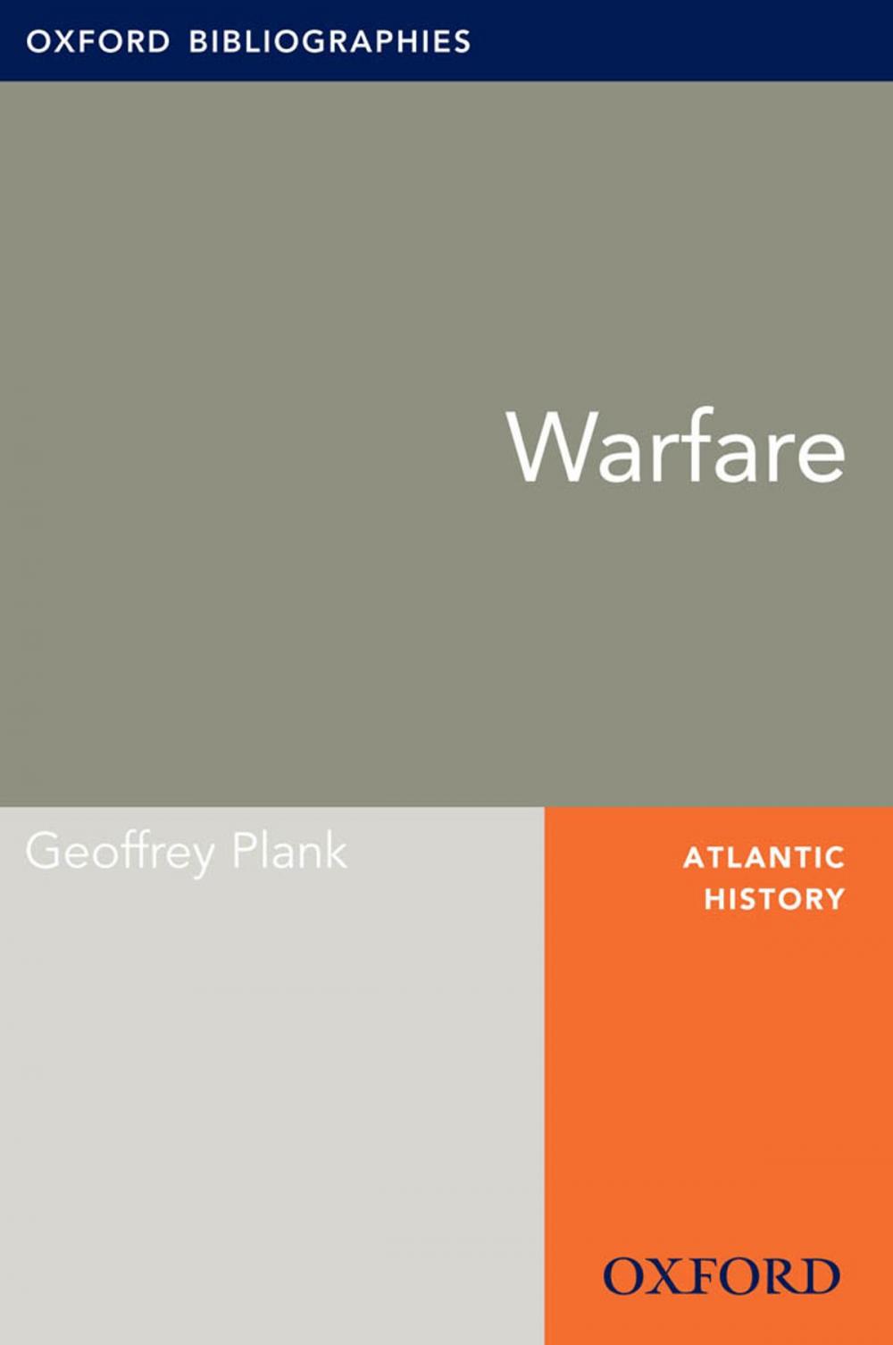 Big bigCover of Warfare: Oxford Bibliographies Online Research Guide