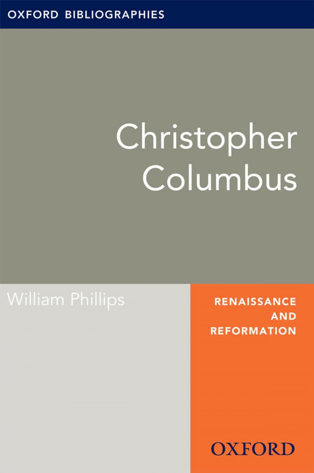 Big bigCover of Christopher Columbus: Oxford Bibliographies Online Research Guide