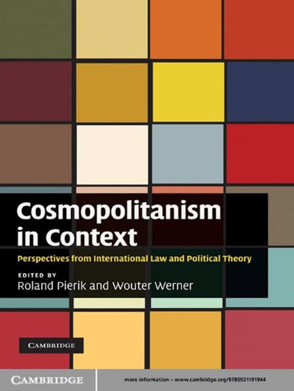 Big bigCover of Cosmopolitanism in Context