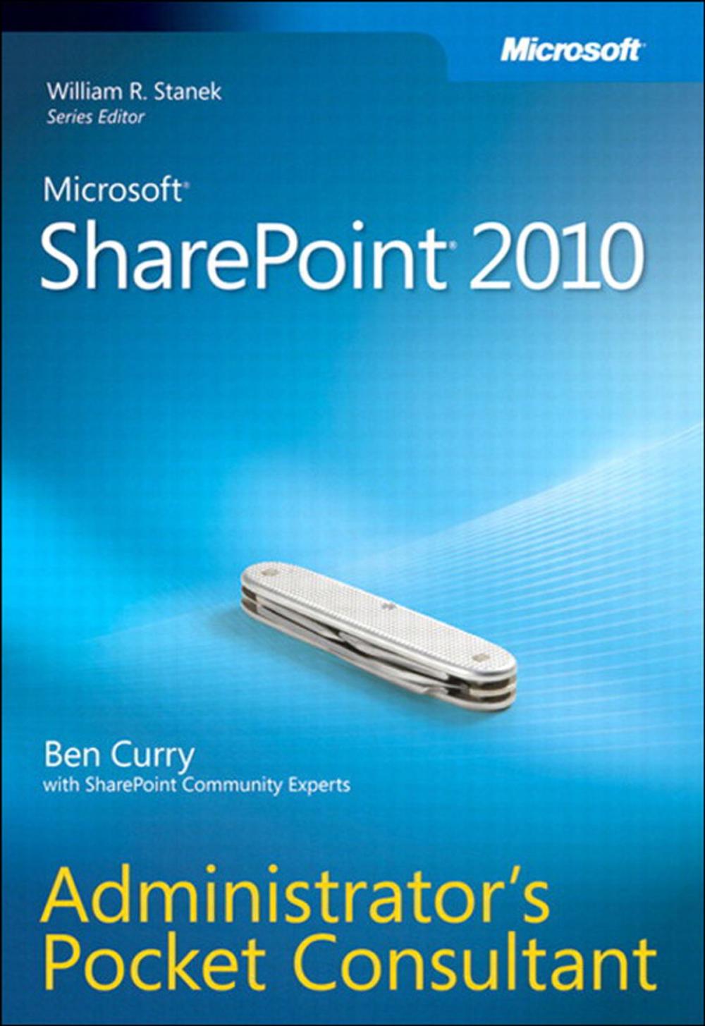 Big bigCover of Microsoft SharePoint 2010 Administrator's Pocket Consultant