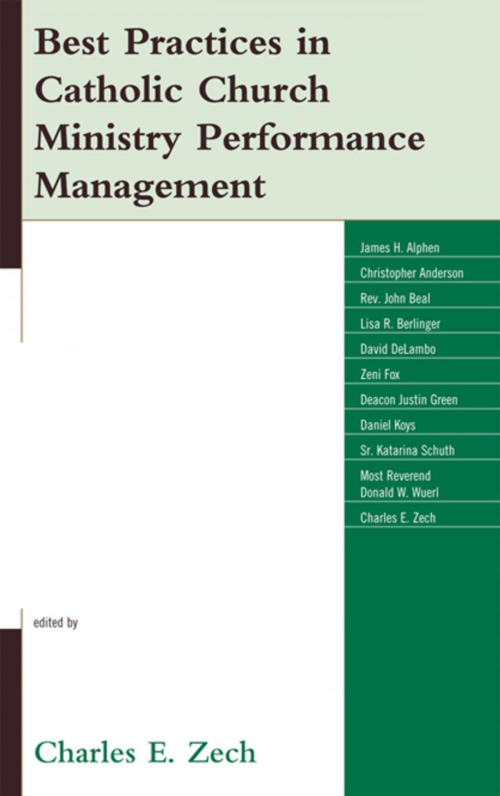 Big bigCover of Best Practices in Catholic Church Ministry Performance Management