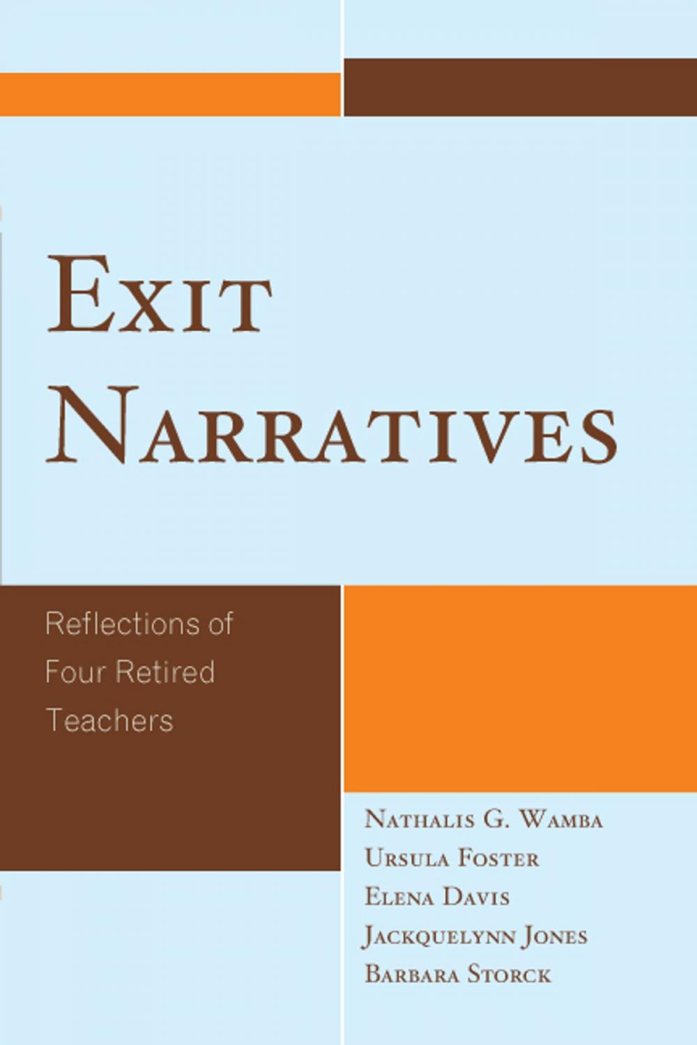 Big bigCover of Exit Narratives