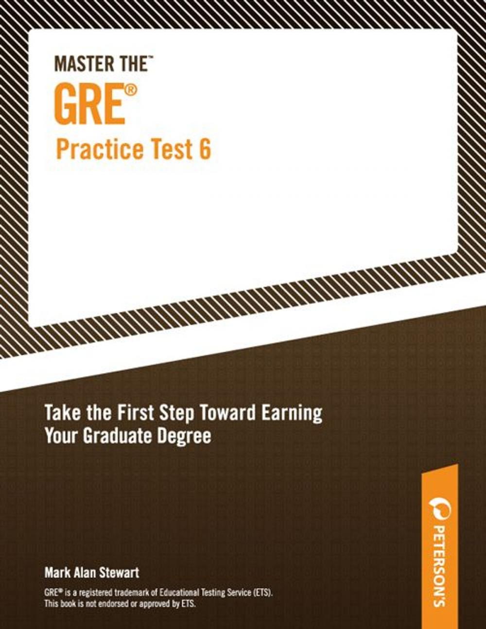 Big bigCover of Master the GRE Practice Test 6