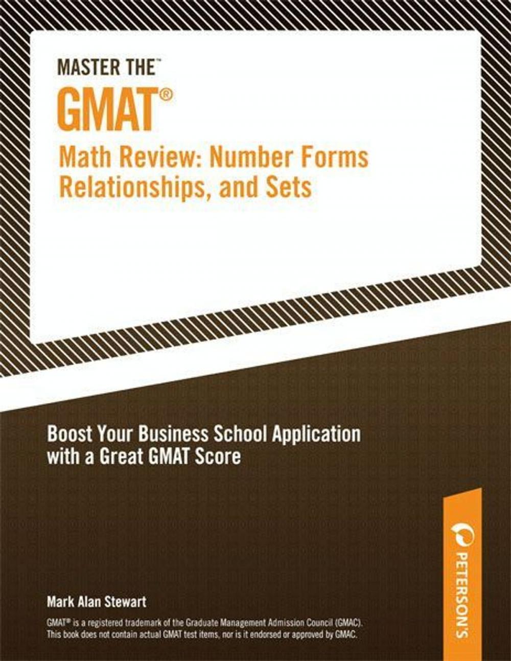 Big bigCover of Master the GMAT--Math Review: Number Forms, Relationships, and Sets