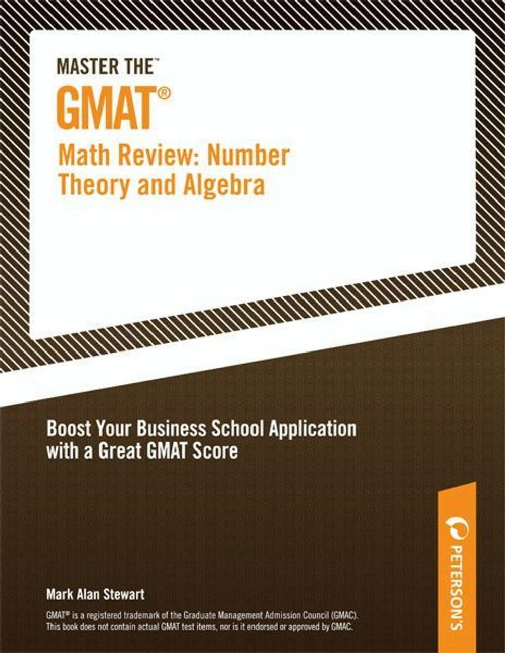 Big bigCover of Master the GMAT--Math Review: Number Theory and Algebra