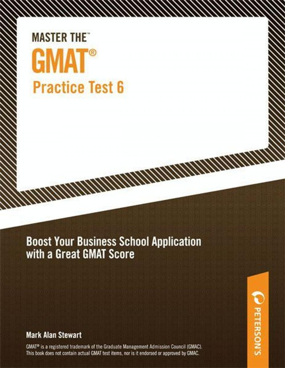 Big bigCover of Master the GMAT--Practice Test 6