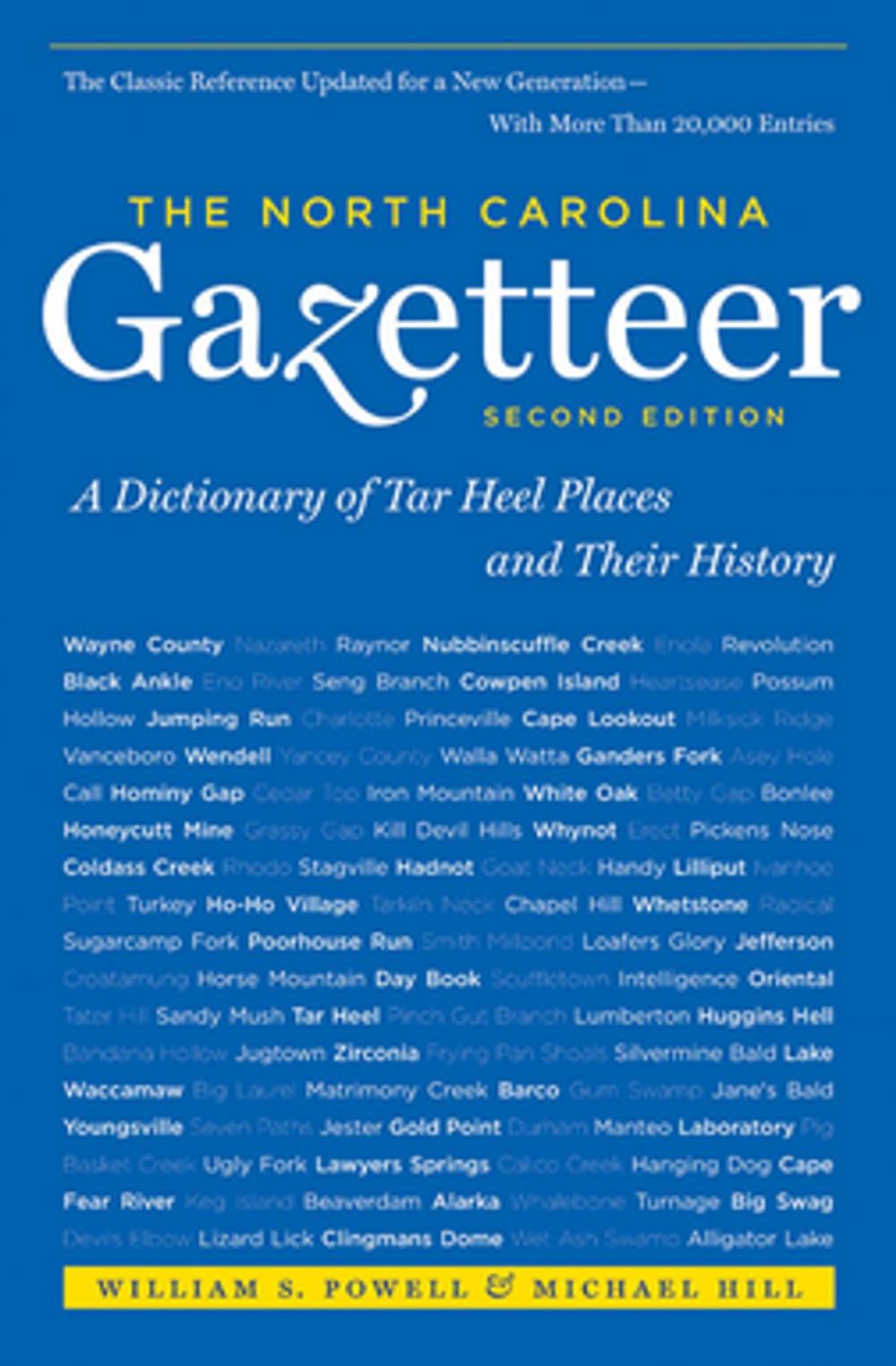 Big bigCover of The North Carolina Gazetteer, 2nd Ed