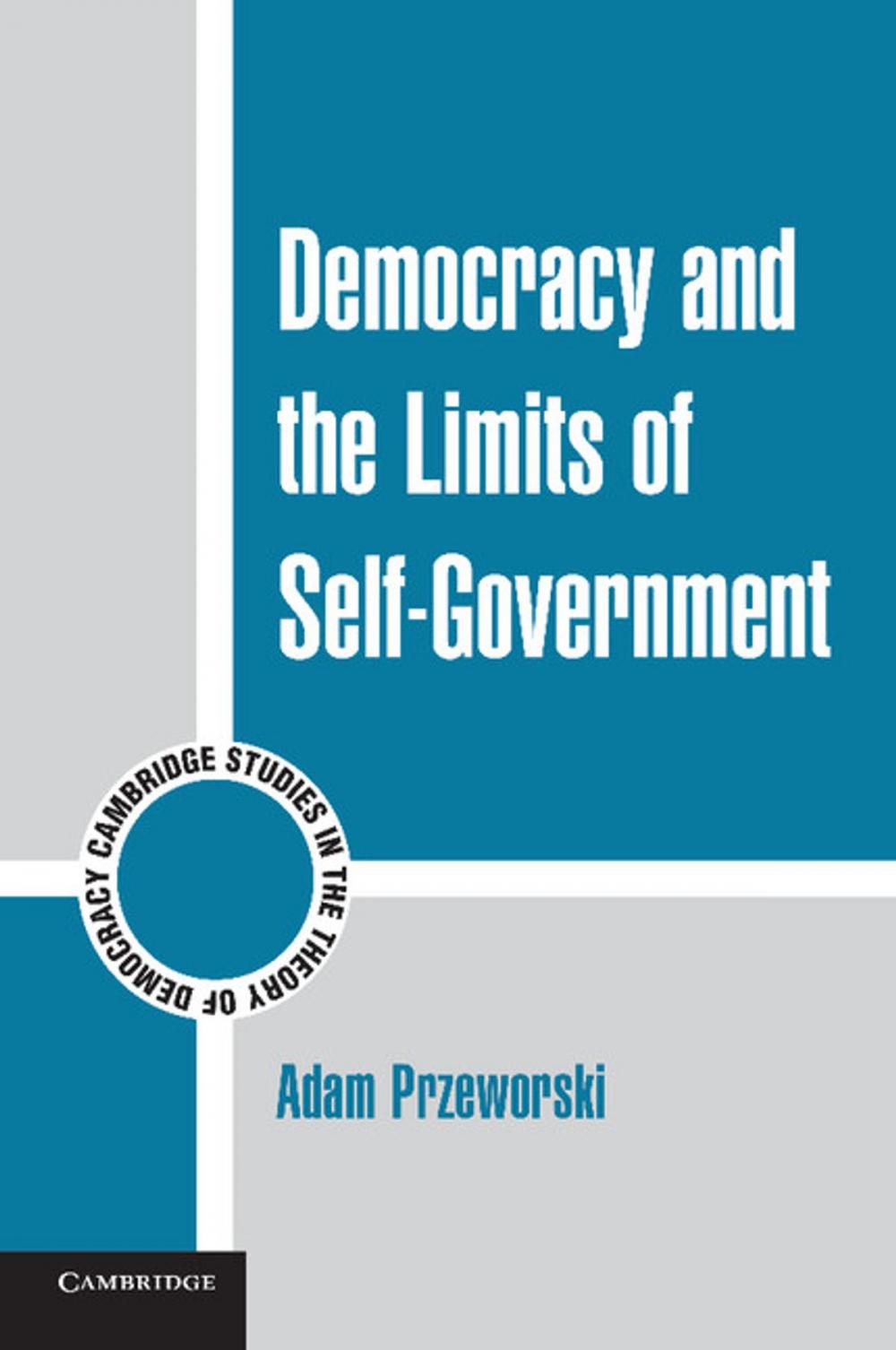 Big bigCover of Democracy and the Limits of Self-Government