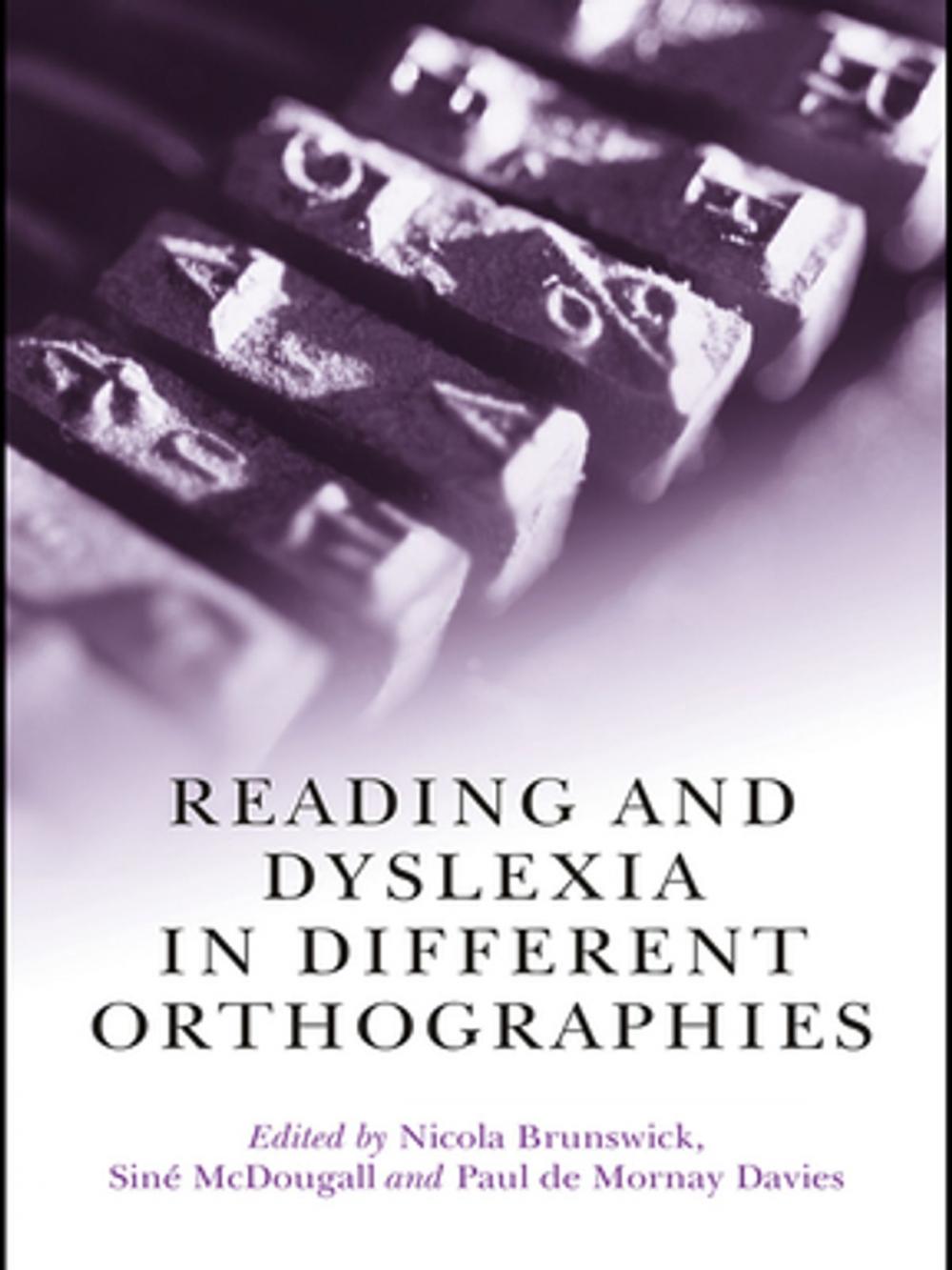 Big bigCover of Reading and Dyslexia in Different Orthographies