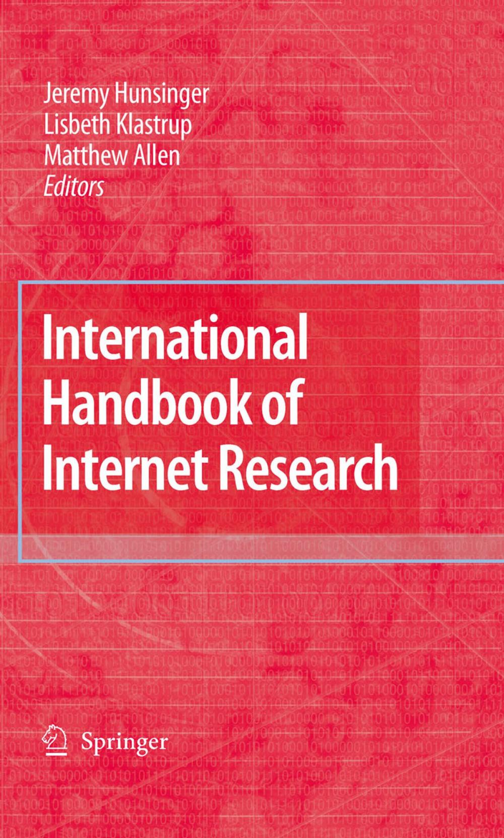 Big bigCover of International Handbook of Internet Research