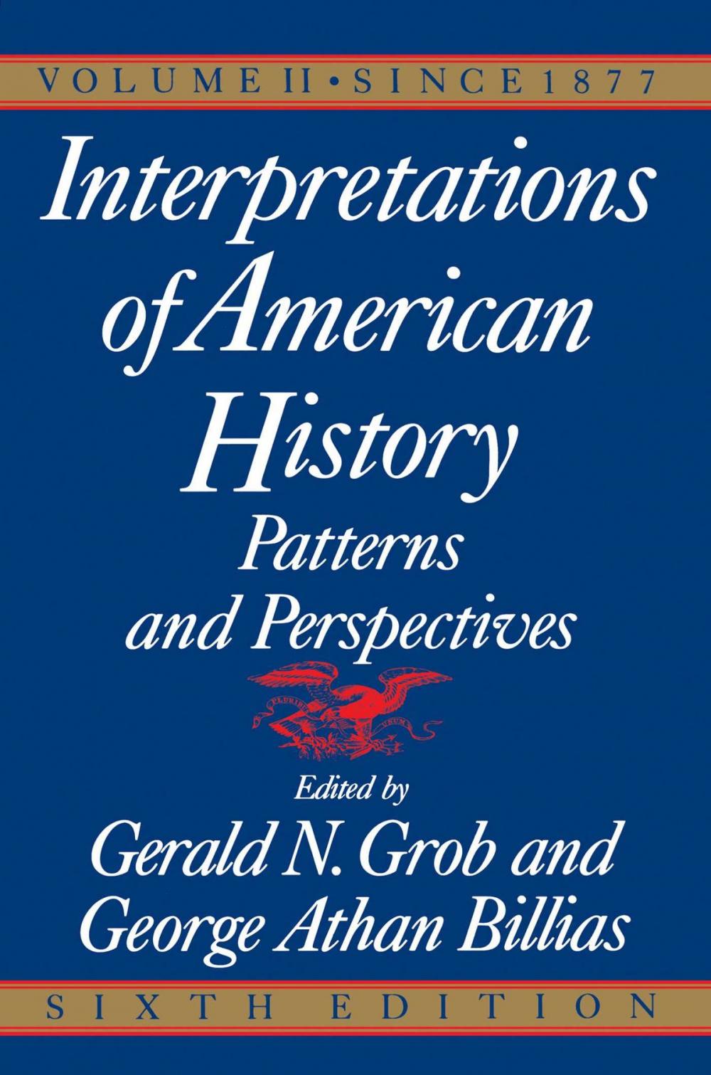 Big bigCover of Interpretations of American History, 6th Ed, Vol.