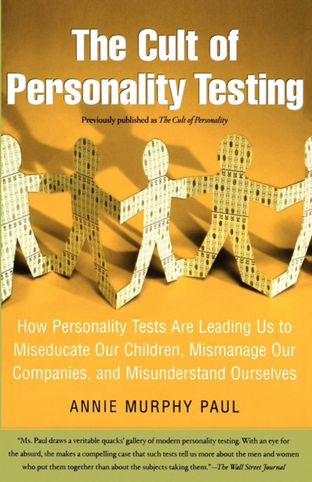 Big bigCover of The Cult of Personality Testing