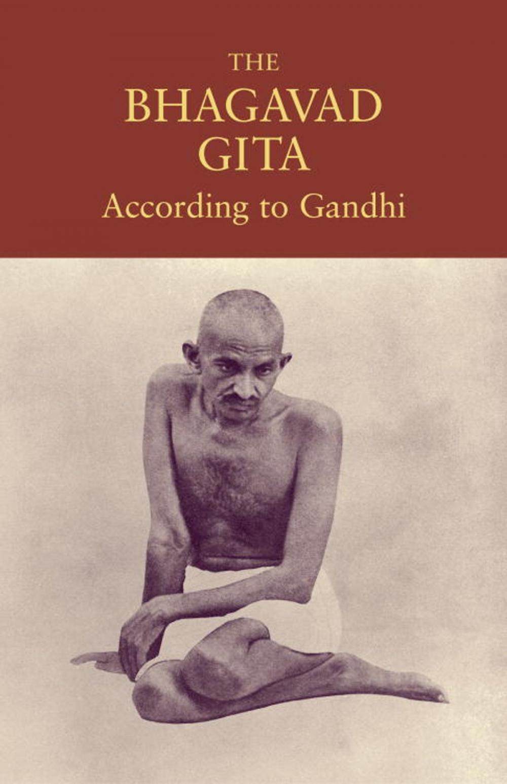 Big bigCover of The Bhagavad Gita According to Gandhi