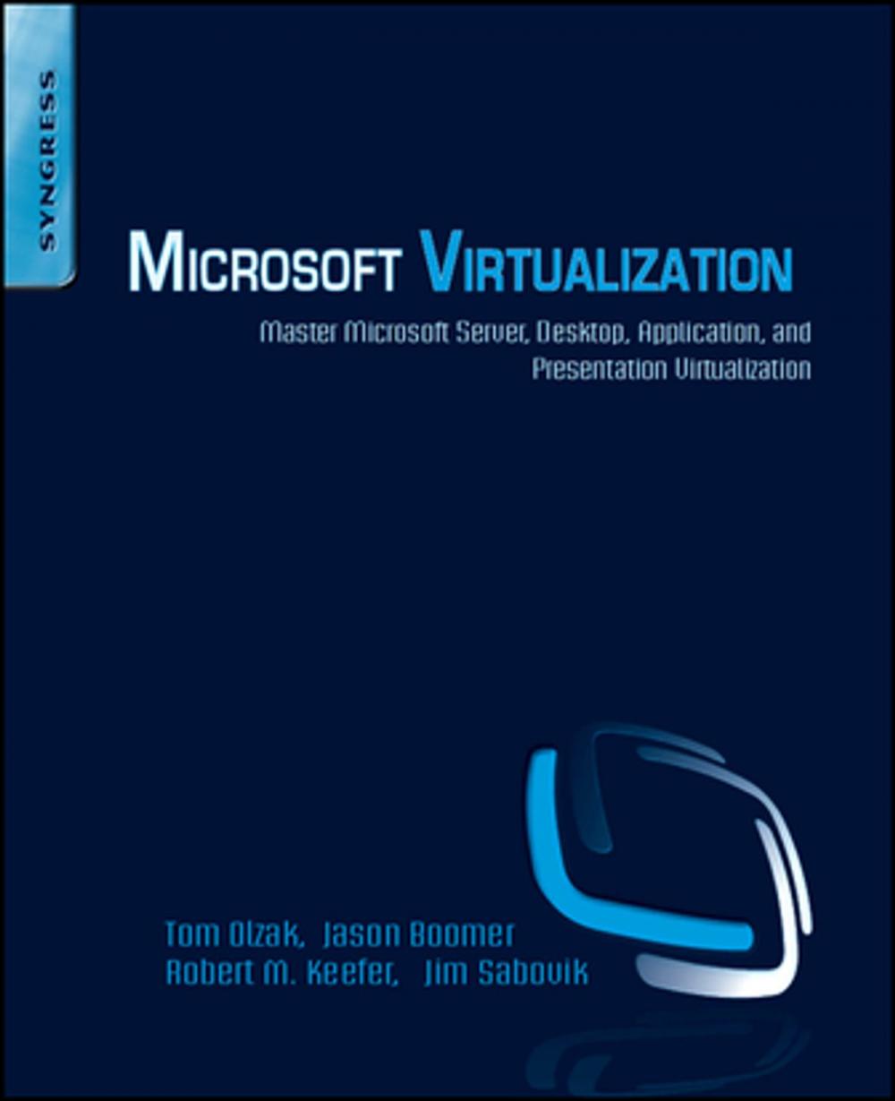 Big bigCover of Microsoft Virtualization