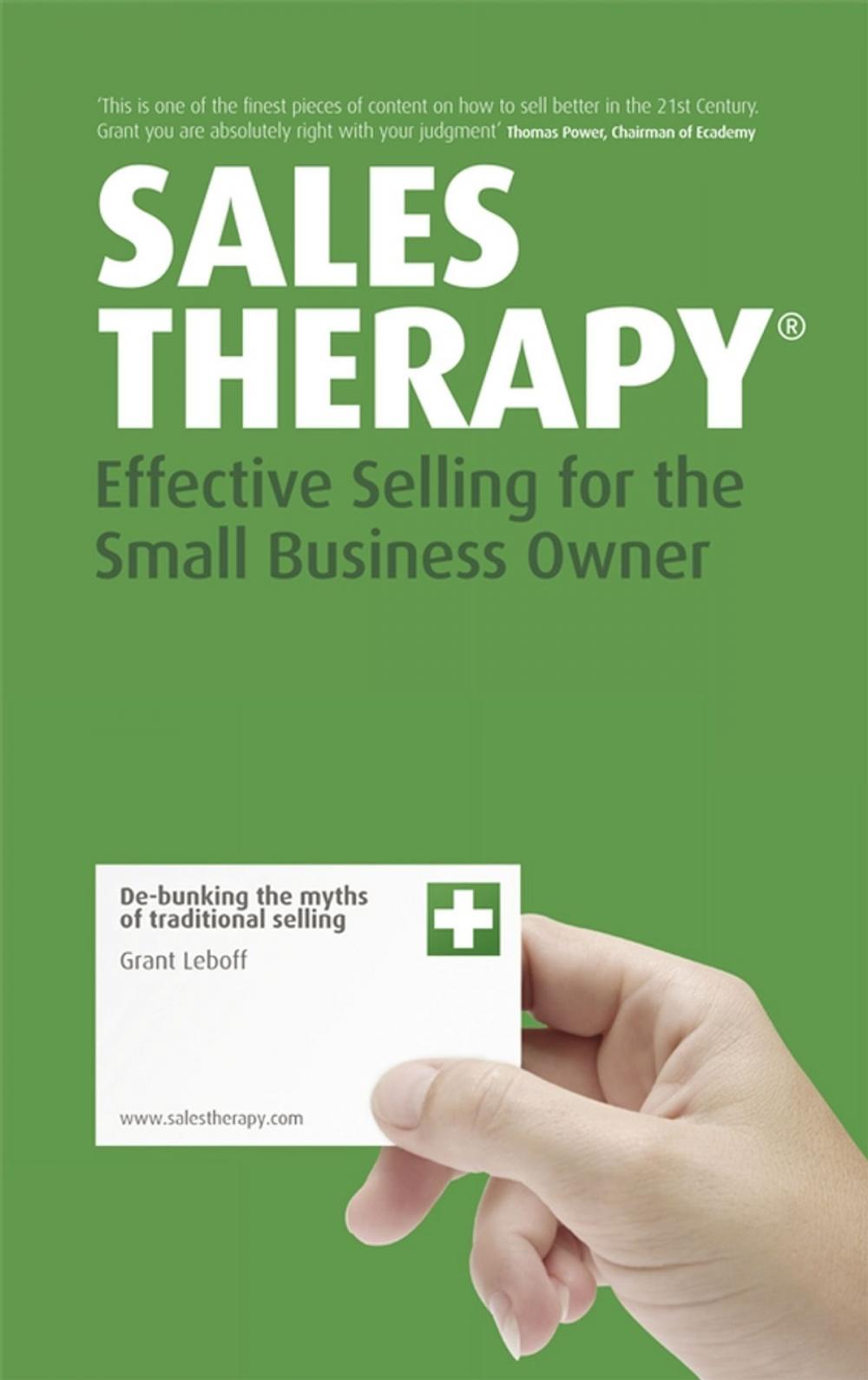 Big bigCover of Sales Therapy