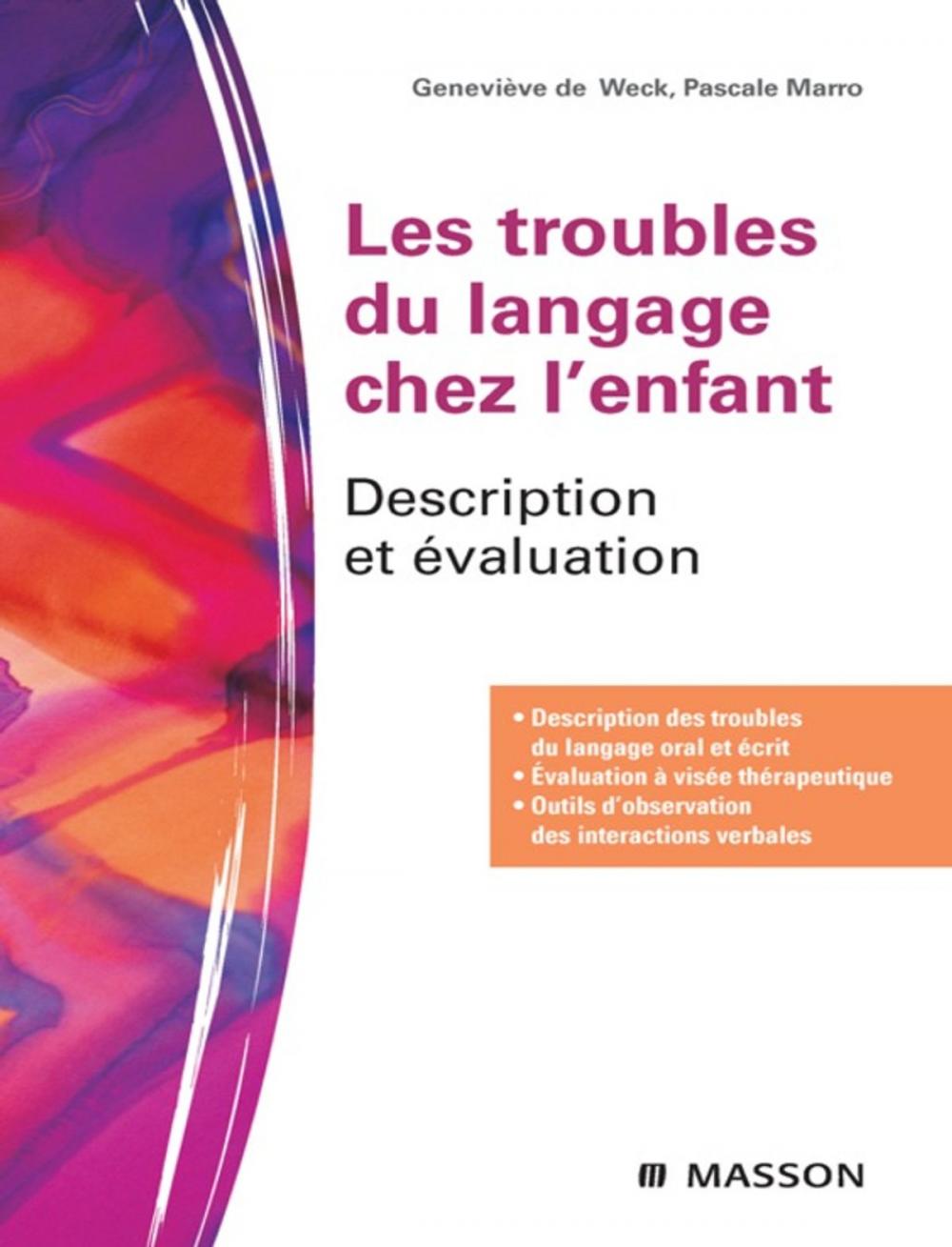 Big bigCover of Les troubles du langage chez l'enfant