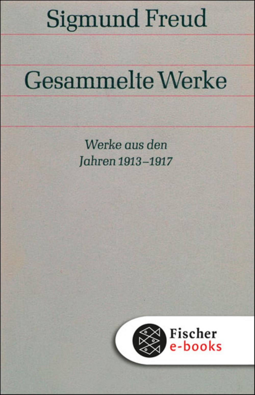 Big bigCover of Werke aus den Jahren 1913-1917