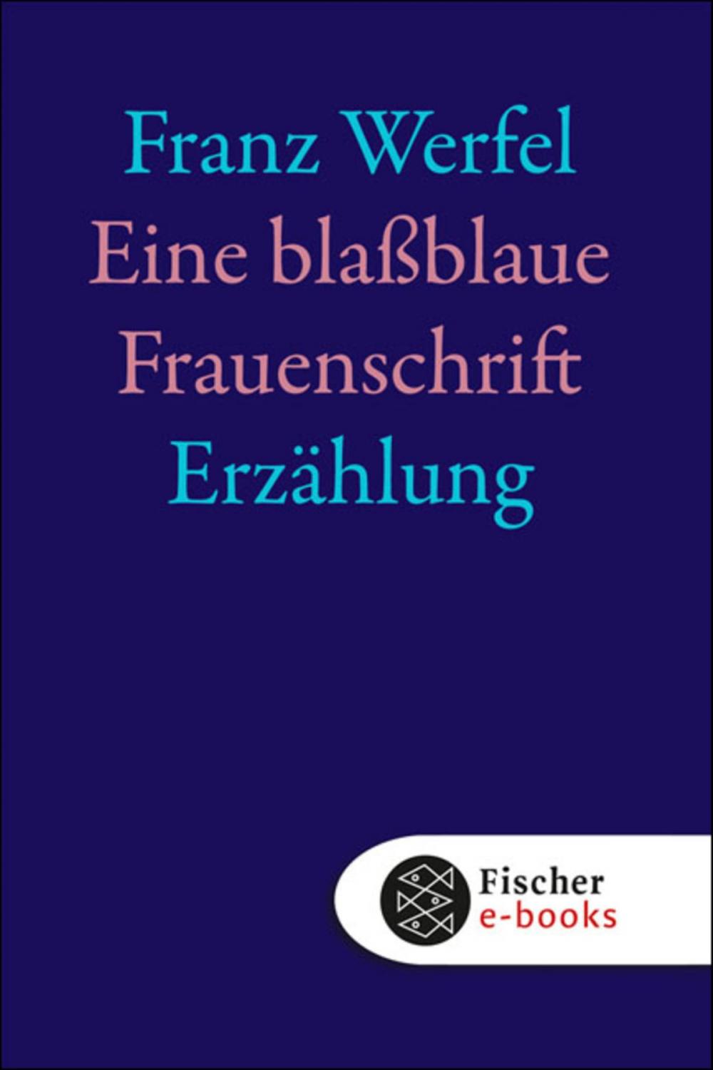 Big bigCover of Eine blassblaue Frauenschrift