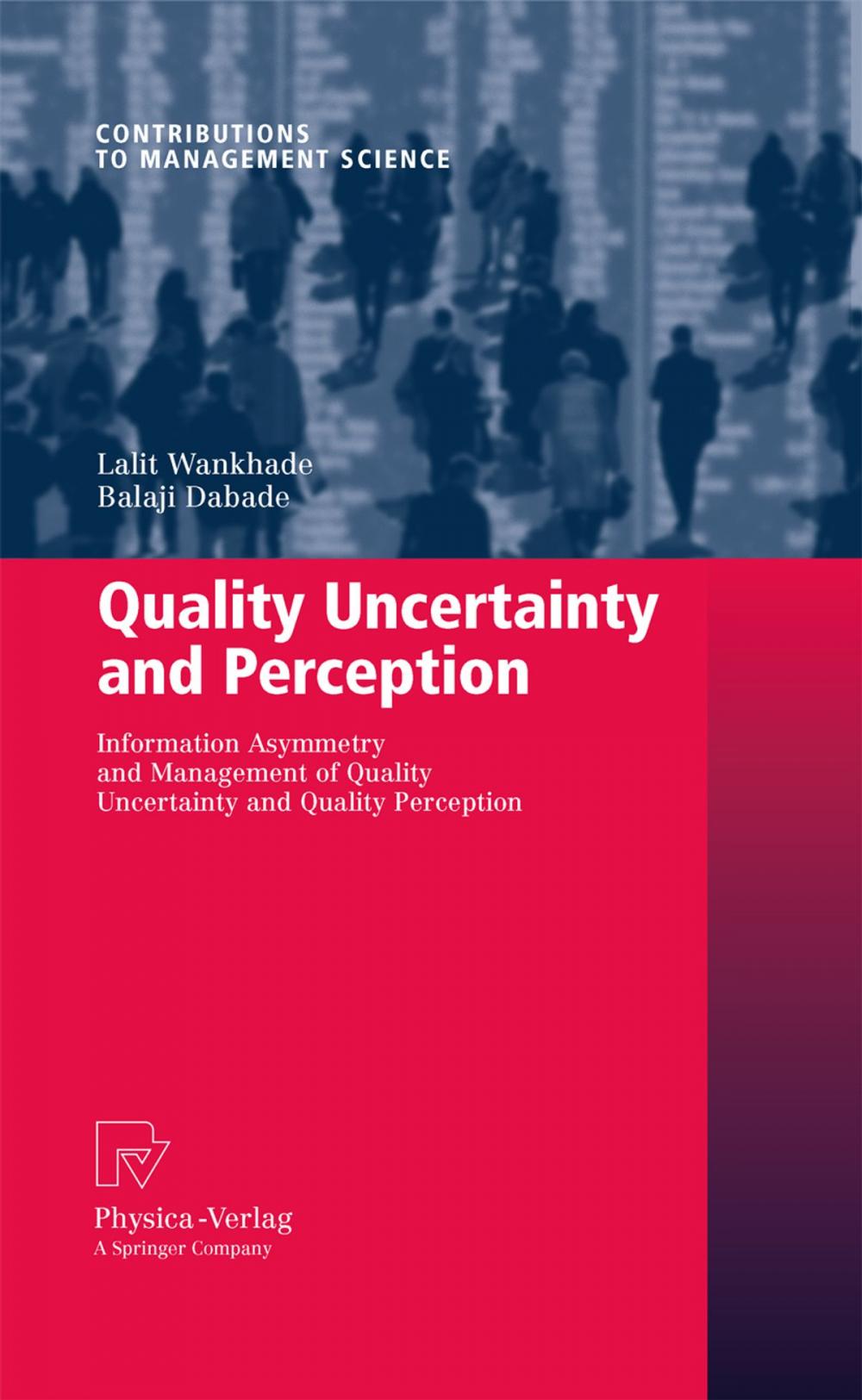Big bigCover of Quality Uncertainty and Perception