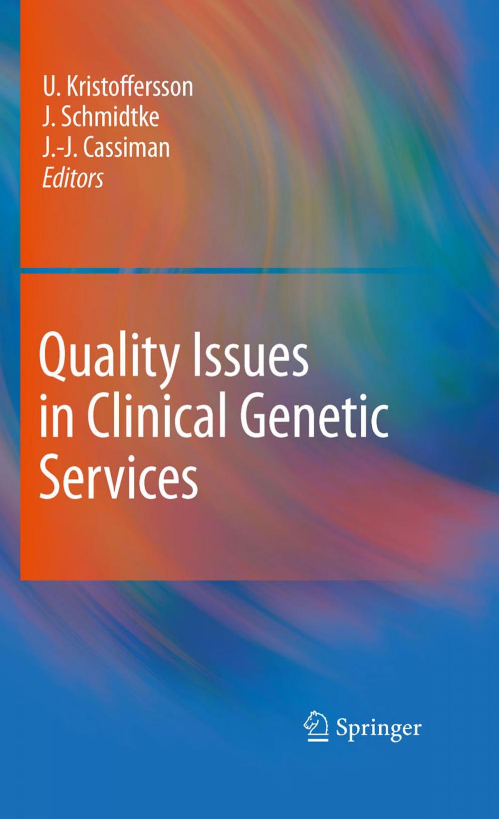 Big bigCover of Quality Issues in Clinical Genetic Services