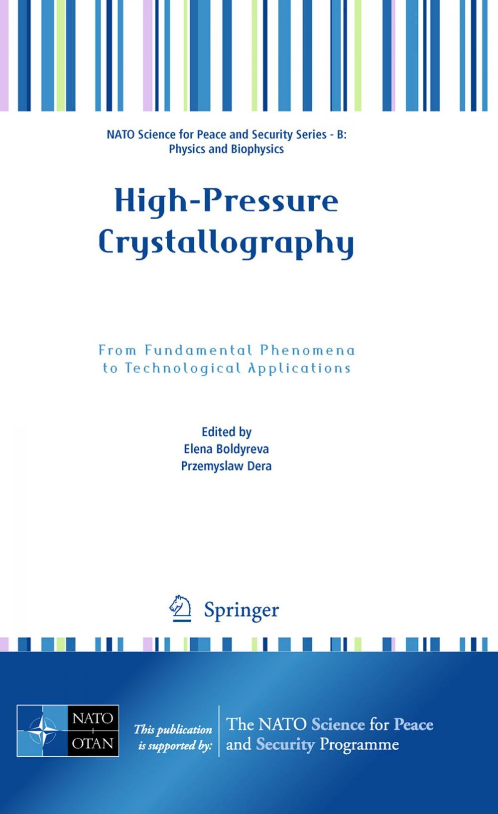 Big bigCover of High-Pressure Crystallography