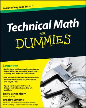 Cover of the book Technical Math For Dummies by Donatella della Porta, Joseba Fernández, Hara Kouki, Lorenzo Mosca