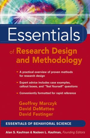 Cover of the book Essentials of Research Design and Methodology by Hans Gerhard Zachmann, Ansgar Jüngel