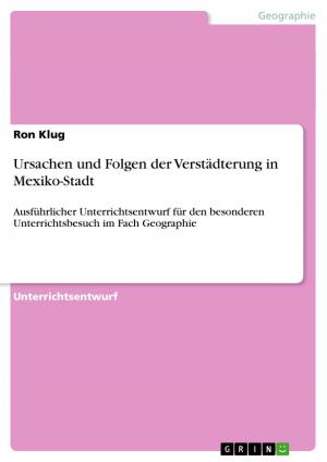 Cover of the book Ursachen und Folgen der Verstädterung in Mexiko-Stadt by Hendrik Franz