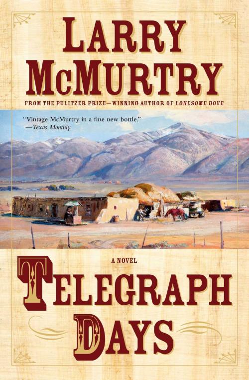 Cover of the book Telegraph Days by Larry McMurtry, Simon & Schuster