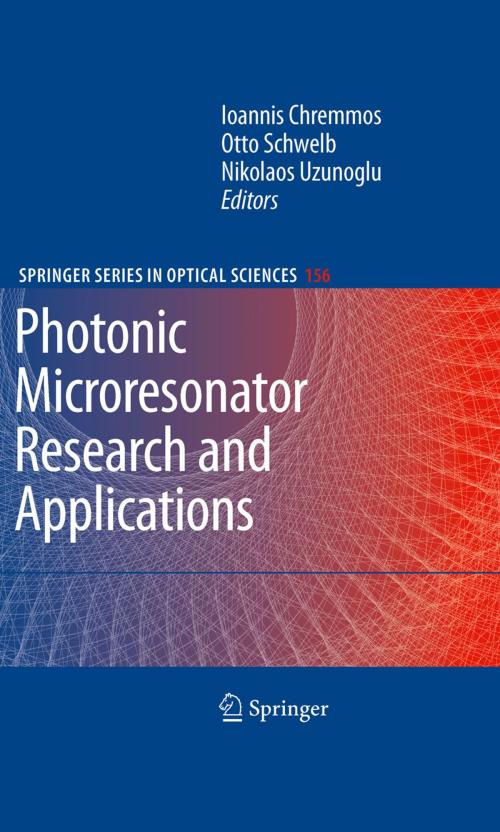 Cover of the book Photonic Microresonator Research and Applications by , Springer US