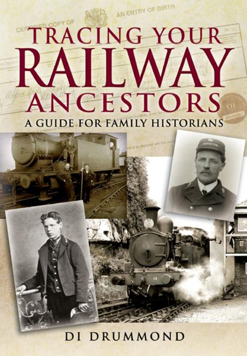 Cover of the book Tracing Your Railway Ancestors by Di Drummond, Pen and Sword