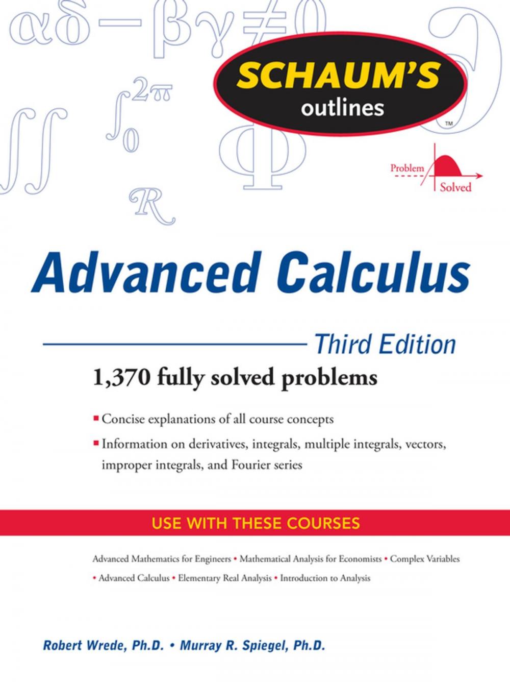 Big bigCover of Schaum's Outline of Advanced Calculus, Third Edition