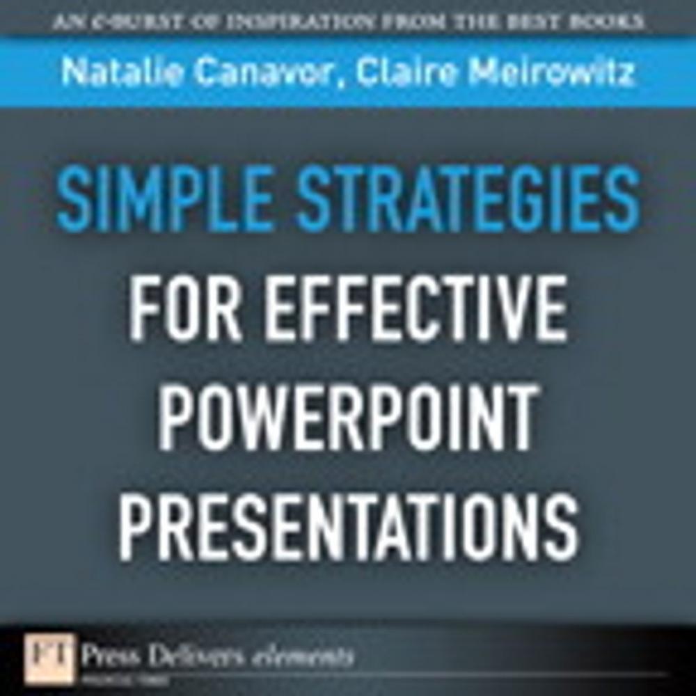 Big bigCover of Simple Strategies for Effective PowerPoint Presentations