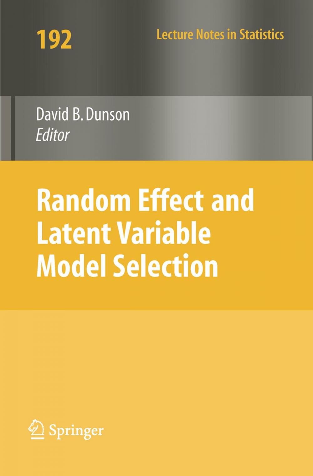 Big bigCover of Random Effect and Latent Variable Model Selection