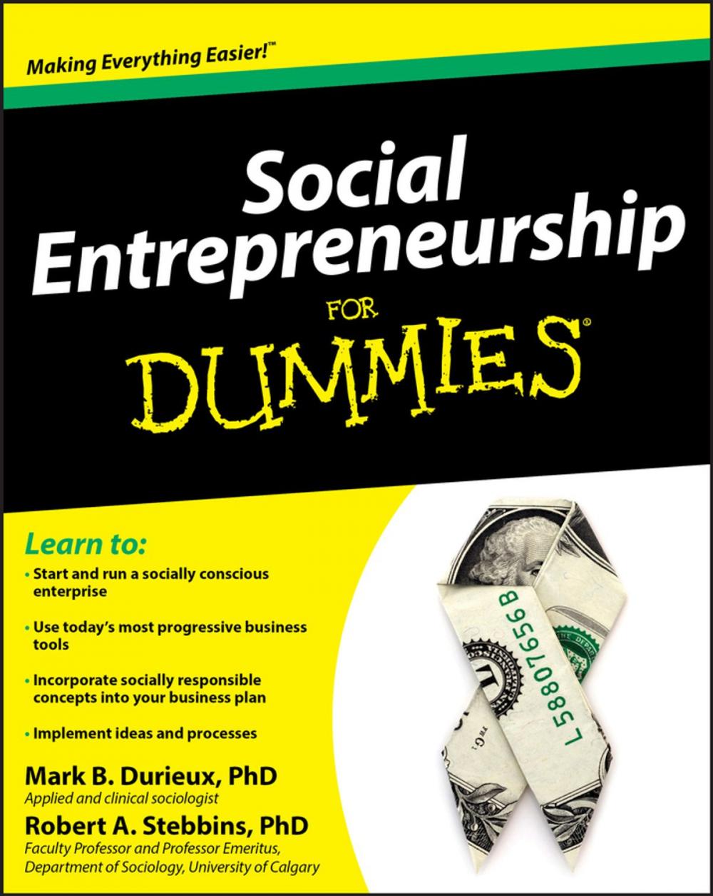 Big bigCover of Social Entrepreneurship For Dummies