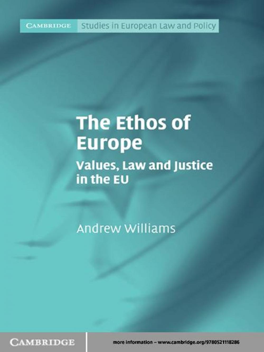 Big bigCover of The Ethos of Europe