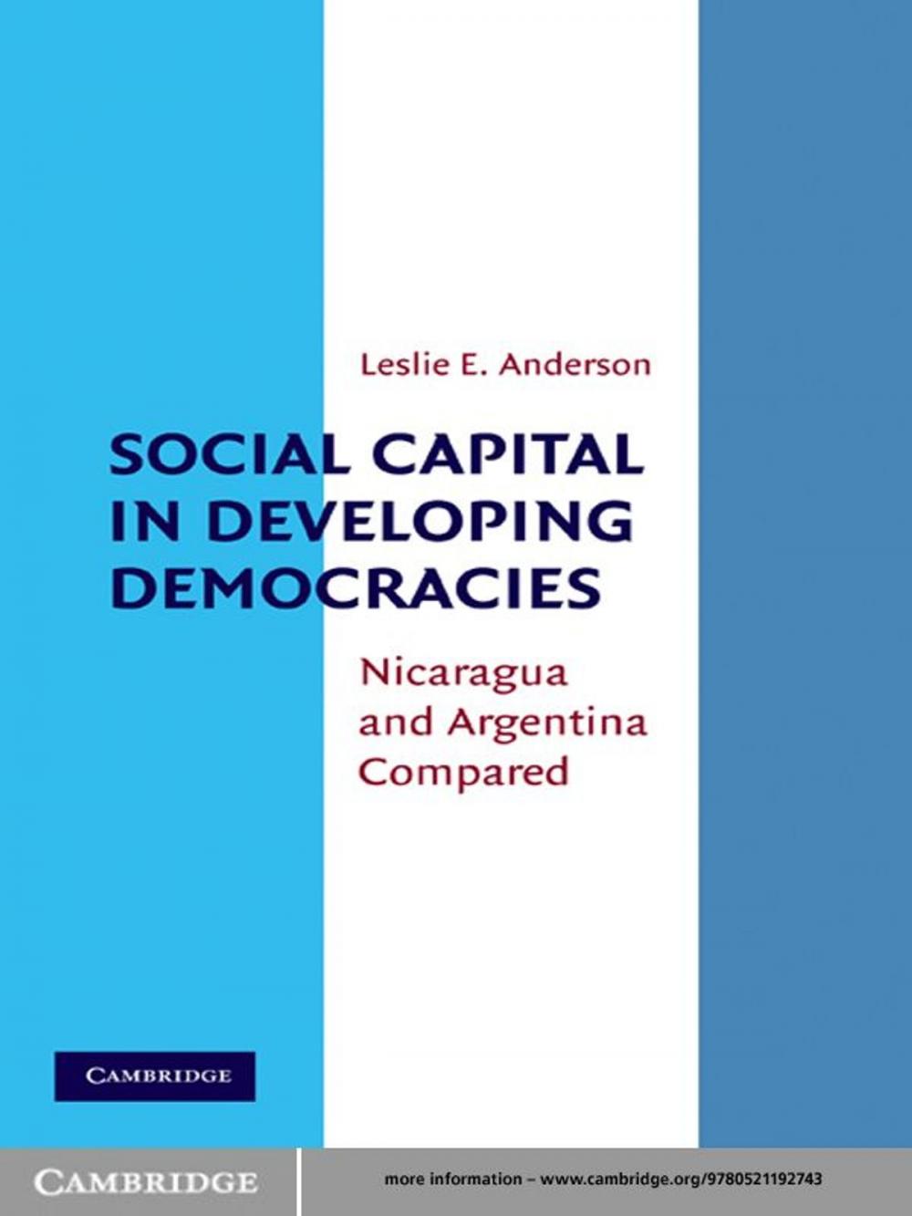 Big bigCover of Social Capital in Developing Democracies