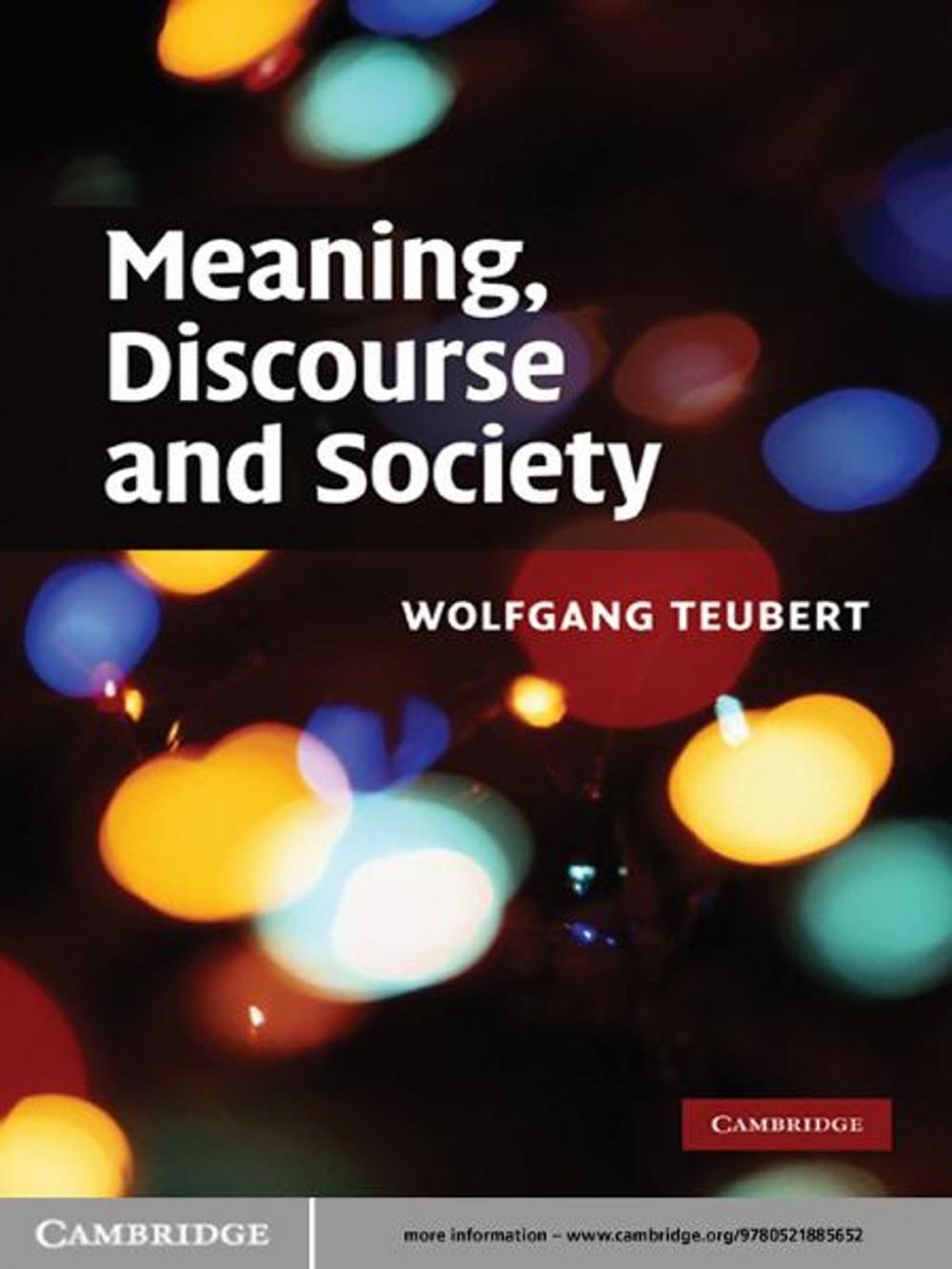 Big bigCover of Meaning, Discourse and Society