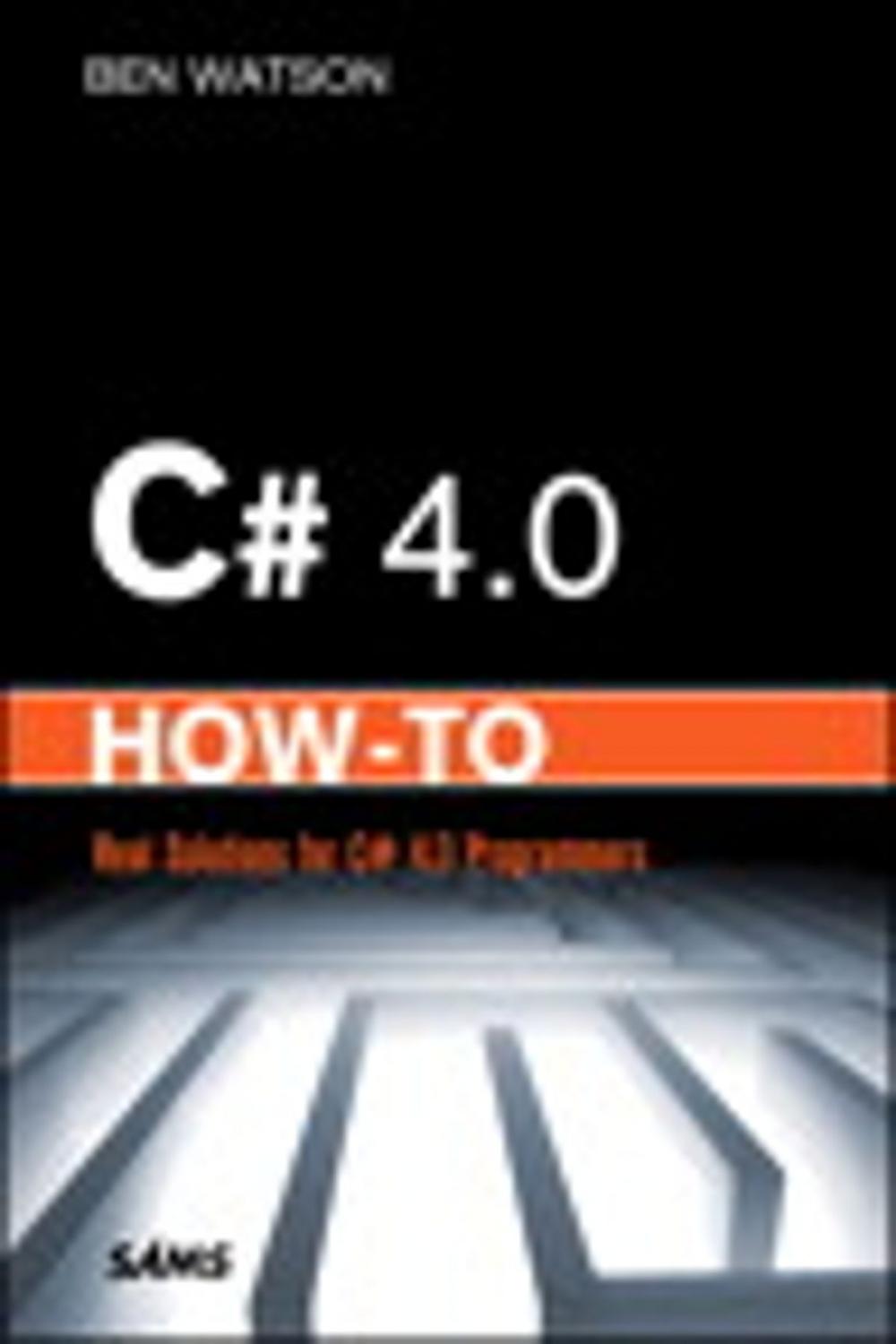 Big bigCover of C# 4.0 How-To