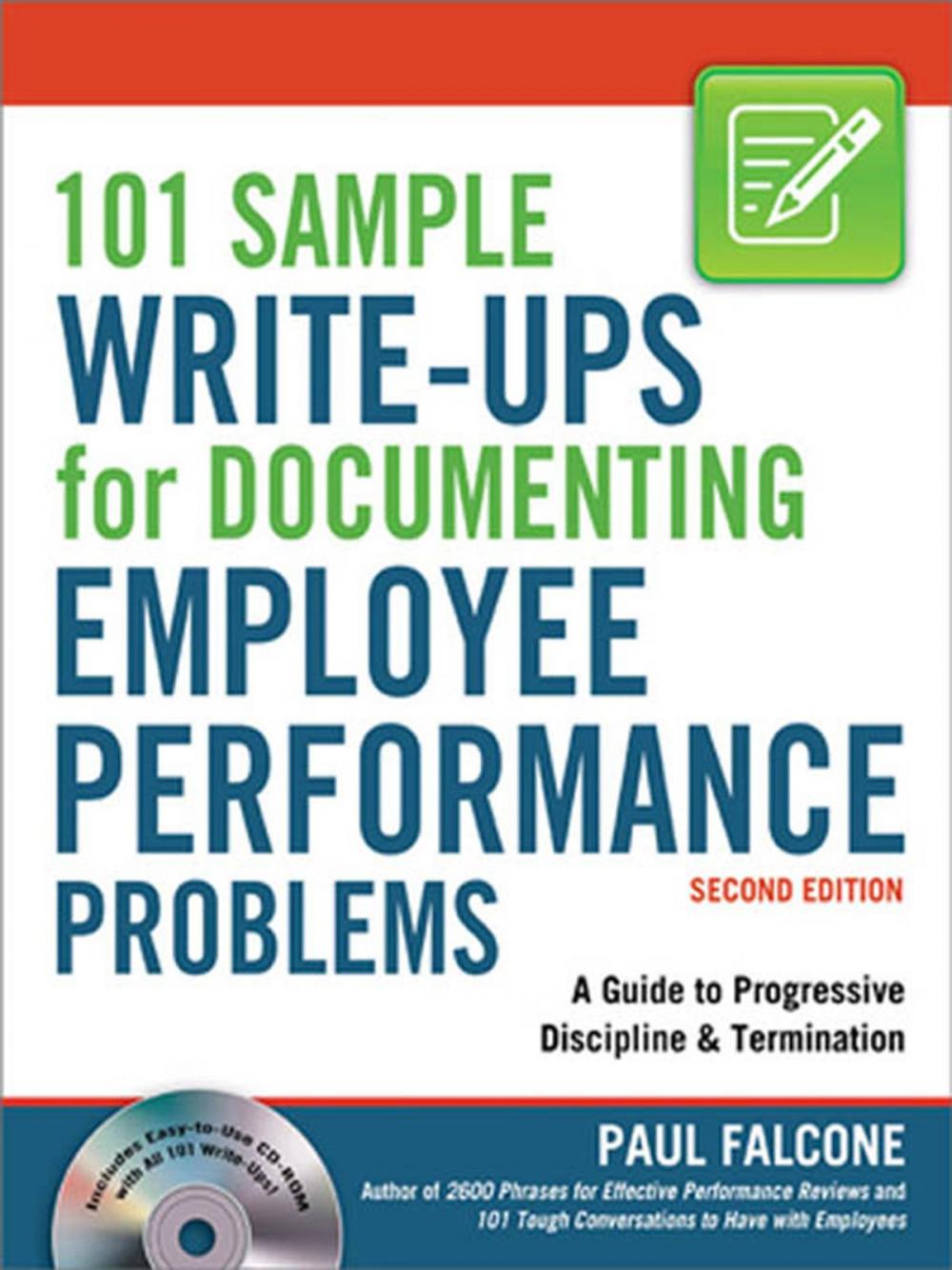 Big bigCover of 101 Sample Write-Ups for Documenting Employee Performance Problems