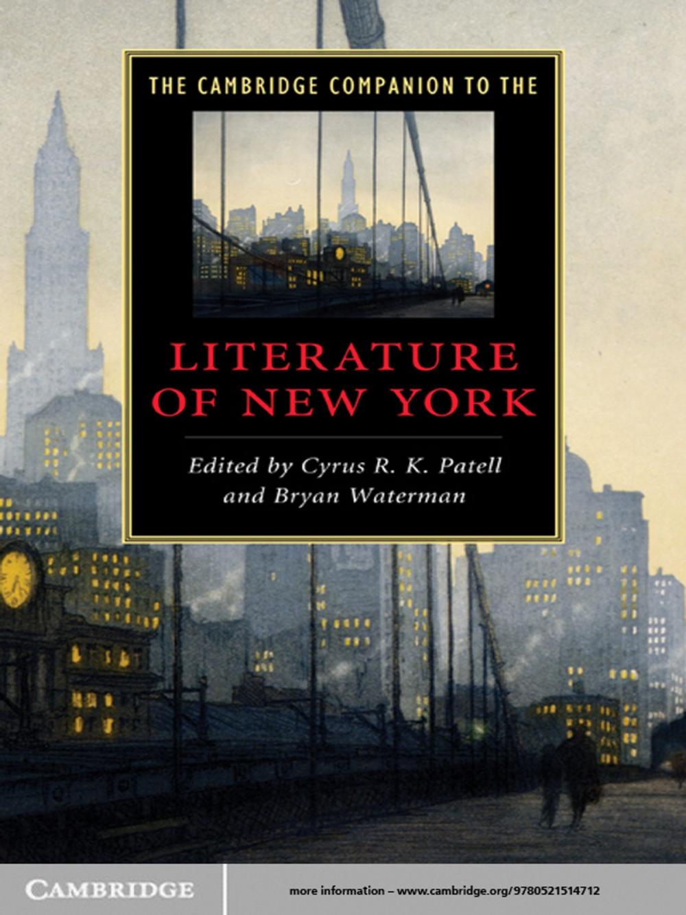 Big bigCover of The Cambridge Companion to the Literature of New York